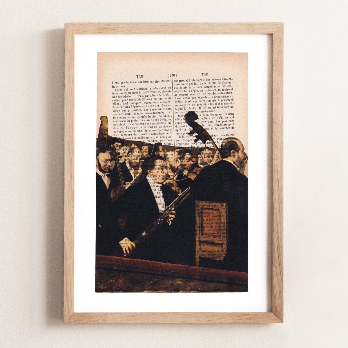 The Orchestra at the Opera - Edgar Degas - Old French Book Page Art Print -  Opera Art Print - Art on Words