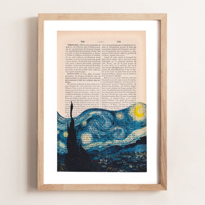 The Starry Night - Vincent van Gogh (French 1870s Edition)